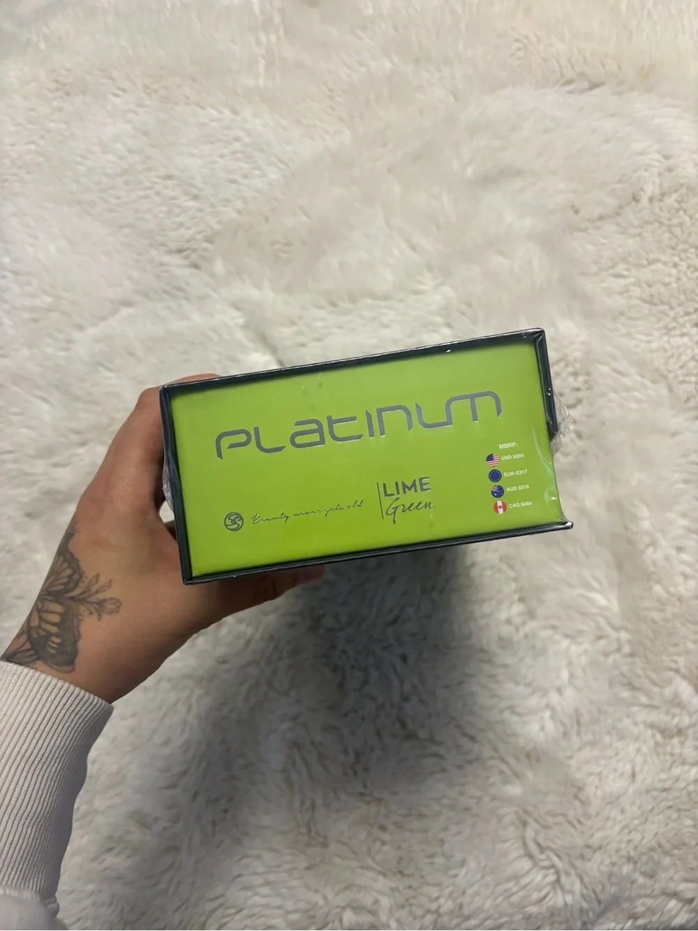NIB Royale Platinum Genius Heating Element Green Hair Straightener